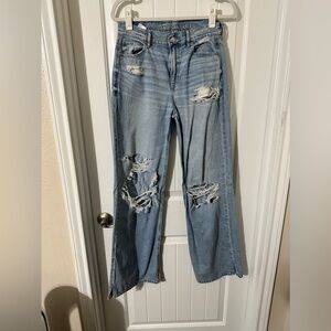 American Eagle Super High-Rise Baggy Wide Leg Jeans